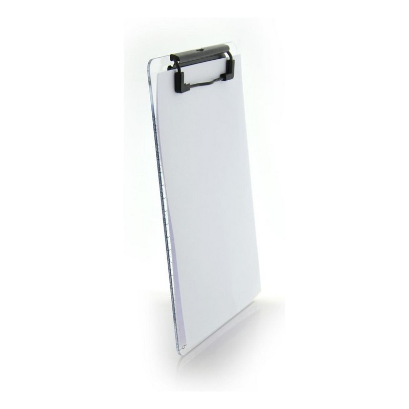 PORTANOTAS PINZA CUARTO TRANSPARENTE