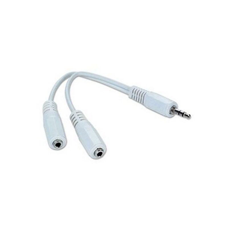 IGGUAL ADAP. AUDIO ESTEREO 2XJACK 3.5 H JACK 3.5 M