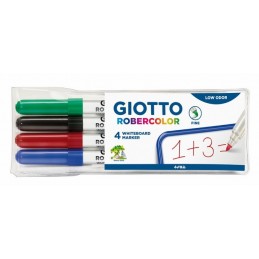 GIOTTO ROBERCOLOR ROTULADOR PIZARRA BLANCA 4 COLOR
