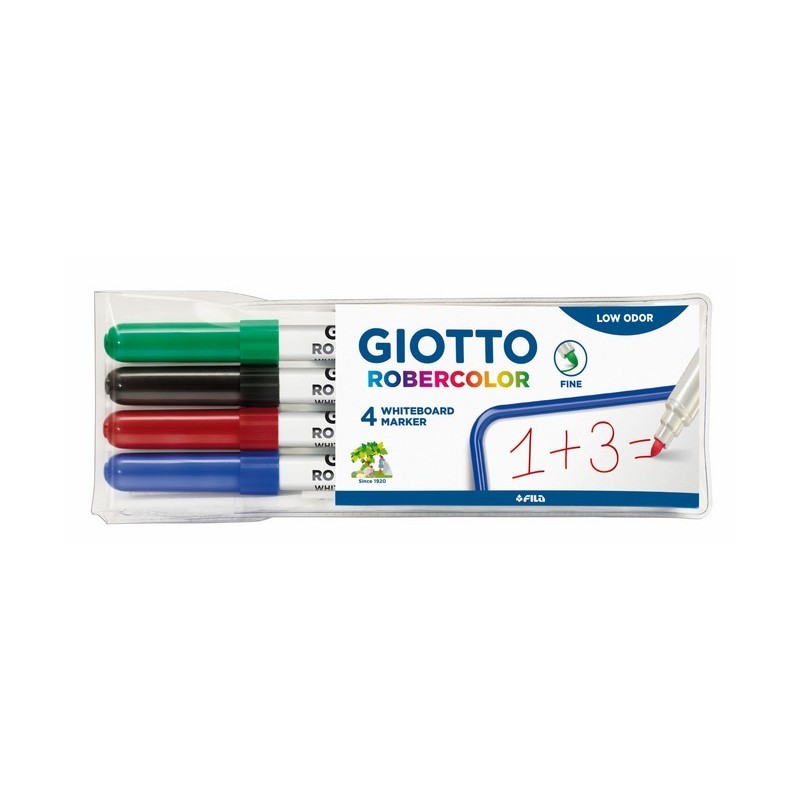 GIOTTO ROBERCOLOR ROTULADOR PIZARRA BLANCA 4 COLOR