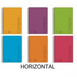 BLOC A4 80/H TAPA POLIP. 90GR HORIZONTAL COLORES
