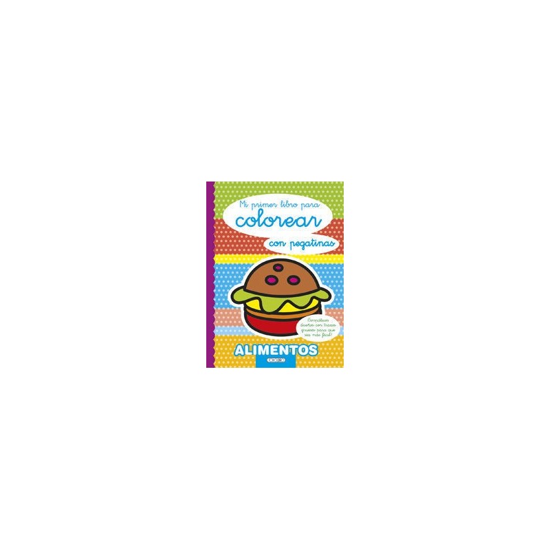 MI PRIMER LIBRO PARA COLOREAR ALIMENTOS