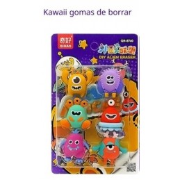 SET GOMAS SURTIDAS MONSTERS