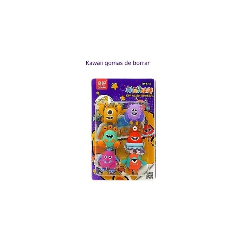 SET GOMAS SURTIDAS MONSTERS