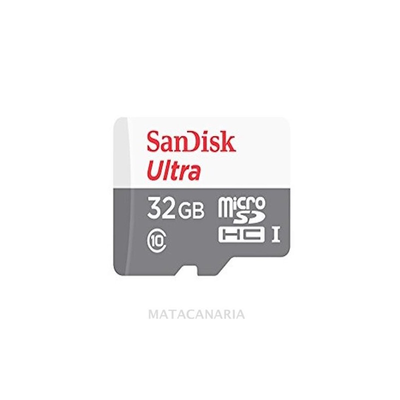 SANDISK MICRO SD 32GB CLASE 10 CON ADAPTADOR