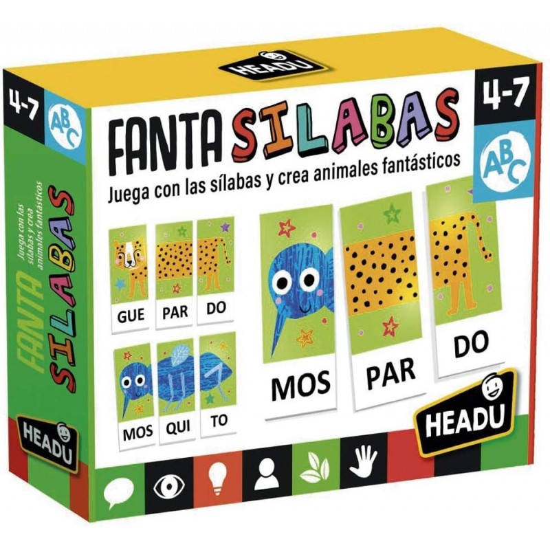 JUEGO EDUCATIVO FANTASILABAS CREA ANIMALES FANTAST