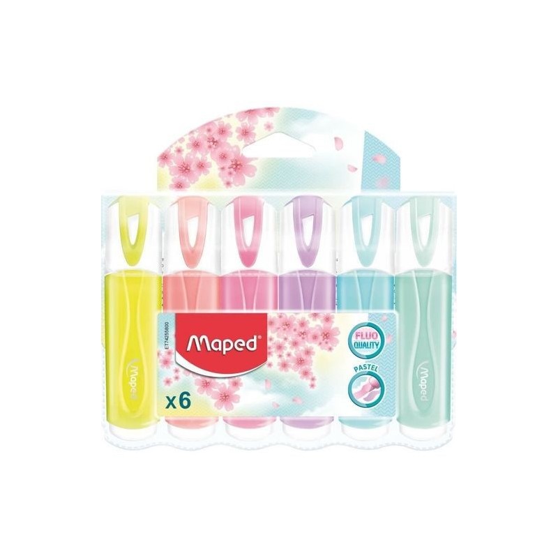 MARCADOR CLASSIC PASTEL X6 FUNDA DE CARTON