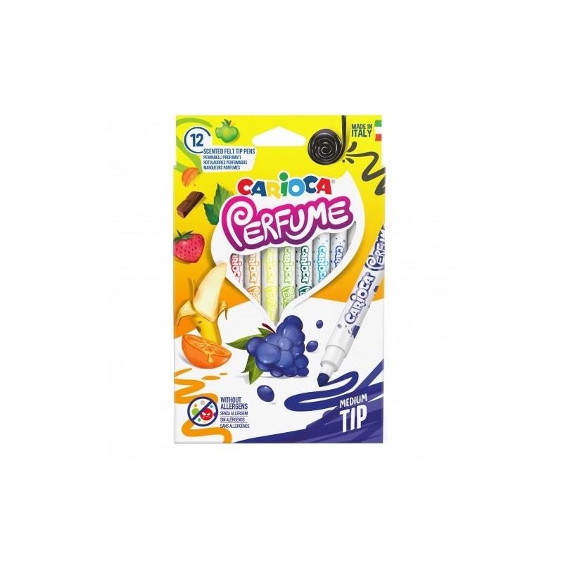 ROTULADOR CARIOCA XPLOSION PERFUME 12 COLORES