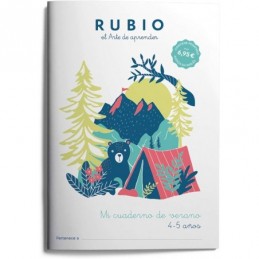 MI CUADERNO DE VERANO RUBIO 4-5 AÑOS