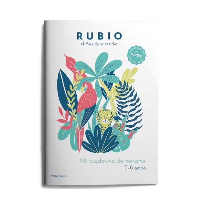 MI CUADERNO DE VERANO RUBIO 5-6 AÑOS