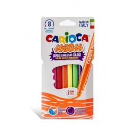 ROTULADOR CARIOCA NEON 8 COLORES SURTIDOS