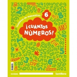 CUANTOS NUMEROS CUADERNO DE MATEMATICAS 6
