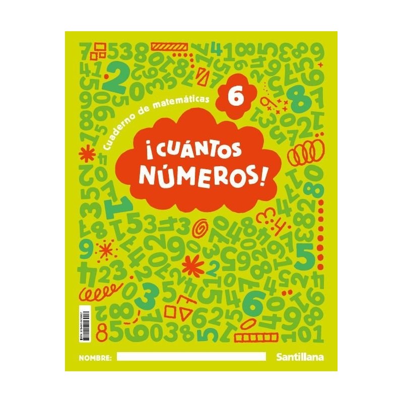 CUANTOS NUMEROS CUADERNO DE MATEMATICAS 6