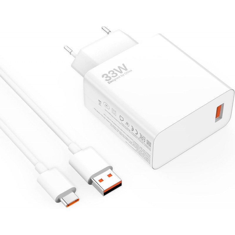 CARGADOR XIAOMI 33W COMBO TYPE A