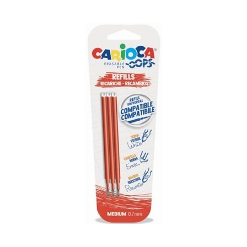 BLISTER 3 RECAMBIOS OOPS ROJO CARIOCA