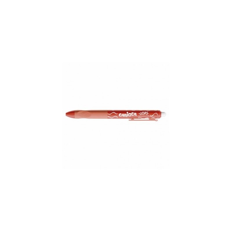 BOLIGRAFO CARIOCA OOPS ROJO RETRACTIL BORRABLE
