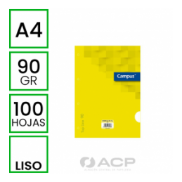 RECAMBIO A4 100H 90G 4 TAL LISO