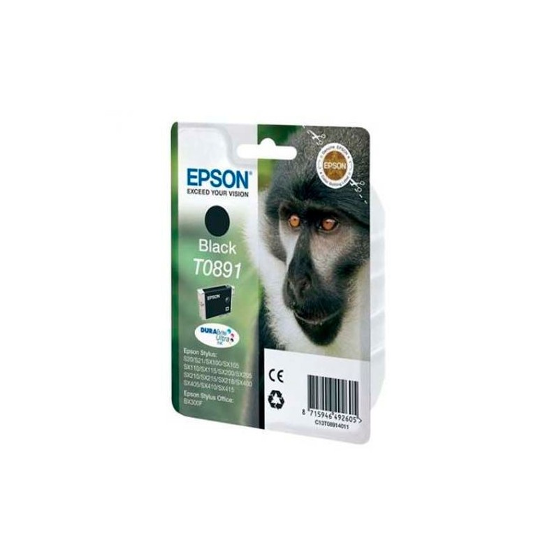 CARTUCHO EPSON ORIGINAL T0891 NEGRO
