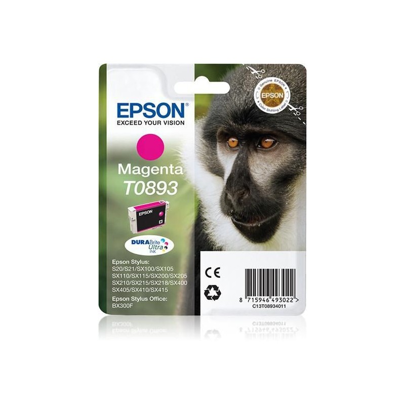 CARTUCHO EPSON ORIGINAL T0893 MAGENTA