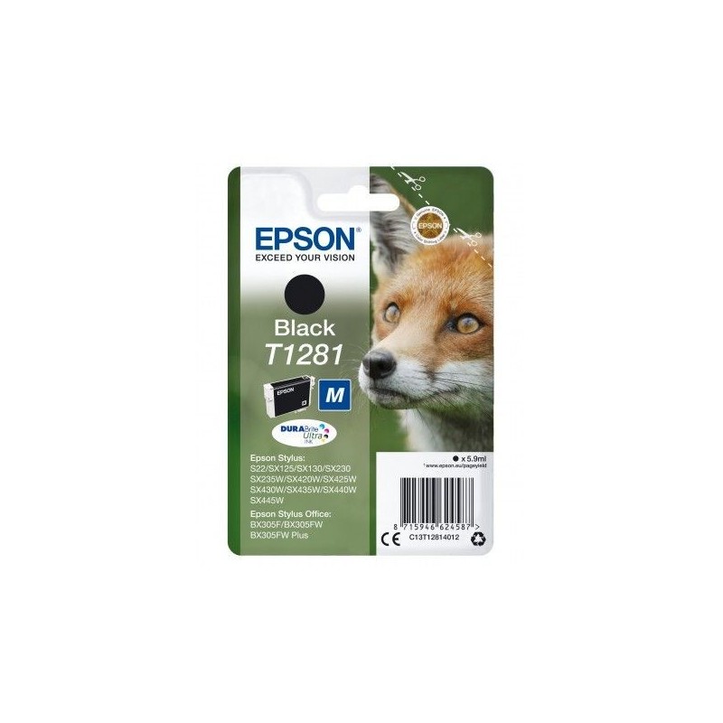 CARTUCHO EPSON ORIGINAL T1281 NEGRO