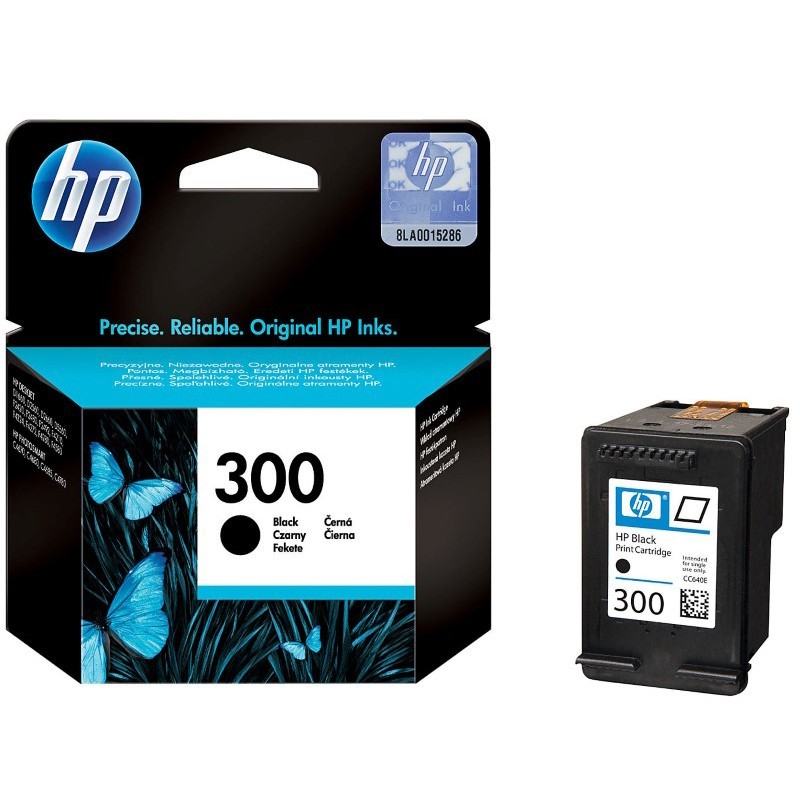 CARTUCHO HP 300 ORIGINAL NEGRO