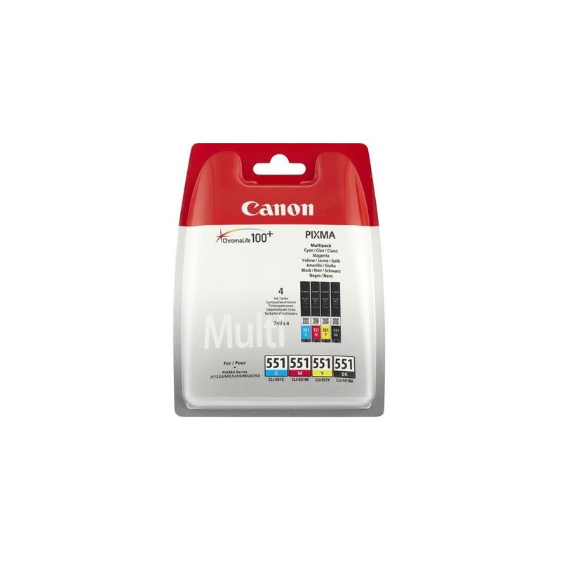 CARTUCHO CANON ORIGINAL MULTIPACK 551