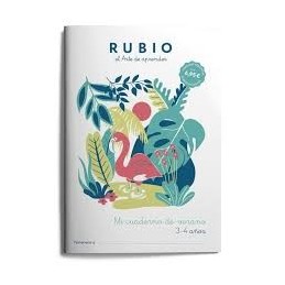 MI CUADERNO DE VERANO RUBIO 3-4 AÑOS