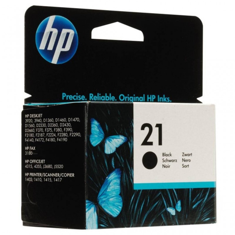 HP CARTUCHO TINTA C9351A N21 NEGRO 5ML (ORIGINAL)