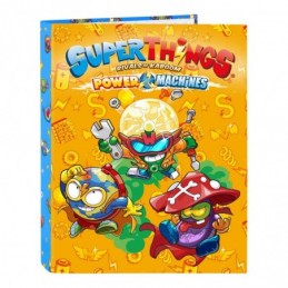 CARPETA CARTON FOLIO 4 ANILLAS MIXTAS SUPERTHINGS