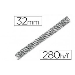 ESPIRAL METALICA 5.1 32MM NEGRO C/50