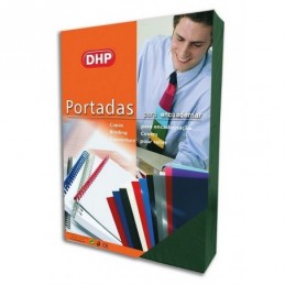 PORTADA GOFRADA PIEL N 8 1000 GR A4 11 VERDE OSCUR