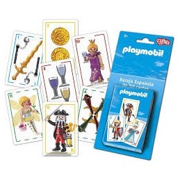 BARAJA DE 50 CARTAS ESPAÑOLA PLAYMOBIL