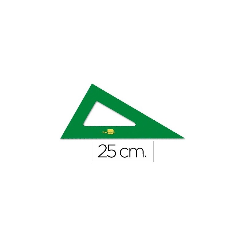 CARTABON LIDERPAPEL 25CM ACRILICO VERDE