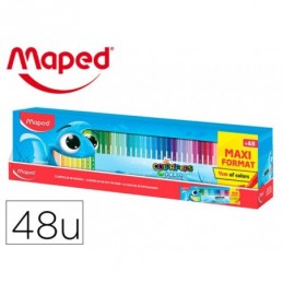 ROTULADORES COLORPEPS OCEAN x48 CAJA CARTON