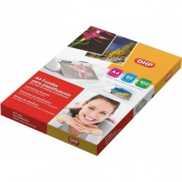 FUNDA PLASTIFICAR DHP 80MICRAS A4 AUTOADHESIVA