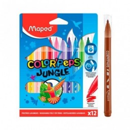 ROTULADORES JUNGLE 2.0 x12 UDS ESTUCHE CARTON