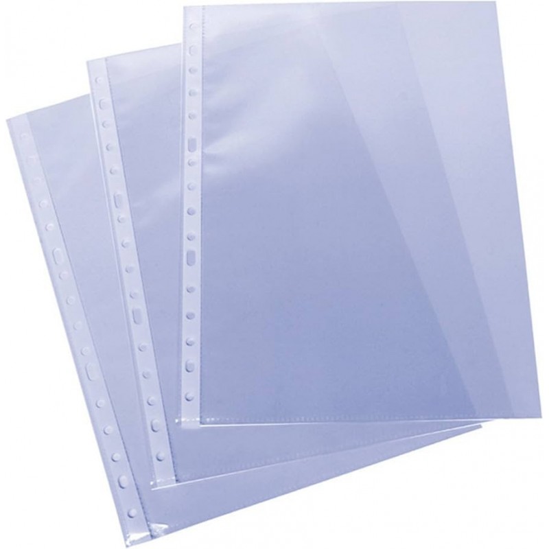 FUNDA MULTITALADRO FOLIO PP GRANULADA 100UDS