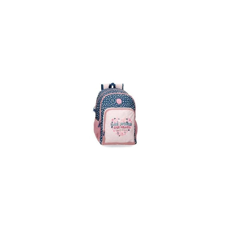 MOCHILA ADAP. 44CM 2C ROLL ROAD ONE WORLD