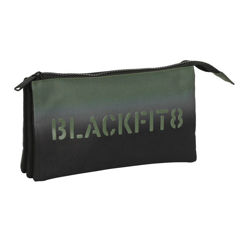 PORTATODO TRIPLE RECICLADO BLACKFIT 8 VERDE