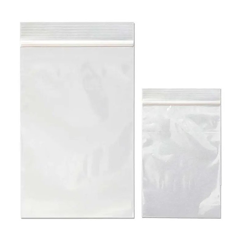 BOLSAS AUTOCIERRE 80x120mm 100UDS TRANSPARENTE
