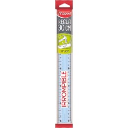REGLA 30CM STUDY UNBREAKABLE FLOWPACK
