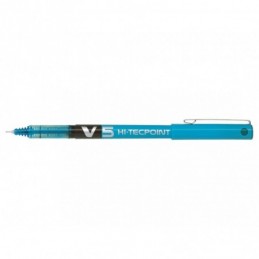 ROTULADOR PILOT V-5 TINTA LIQUIDA AZUL PASTEL