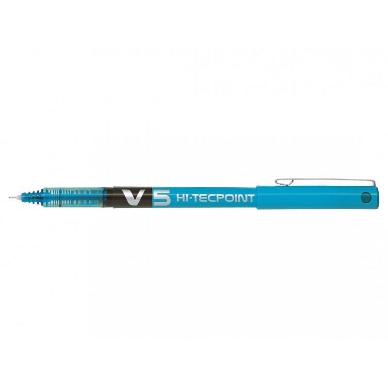 ROTULADOR PILOT V-5 TINTA LIQUIDA AZUL PASTEL
