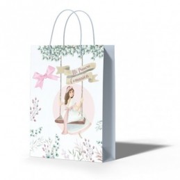 BOLSA MEDIANA LAZO COMUNIÓN NIÑA ARGUVAL