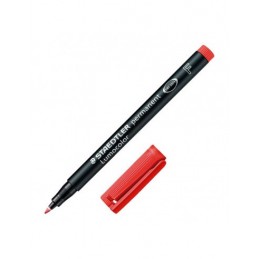 ROTULADOR LUMOCOLOR 318 F ROJO