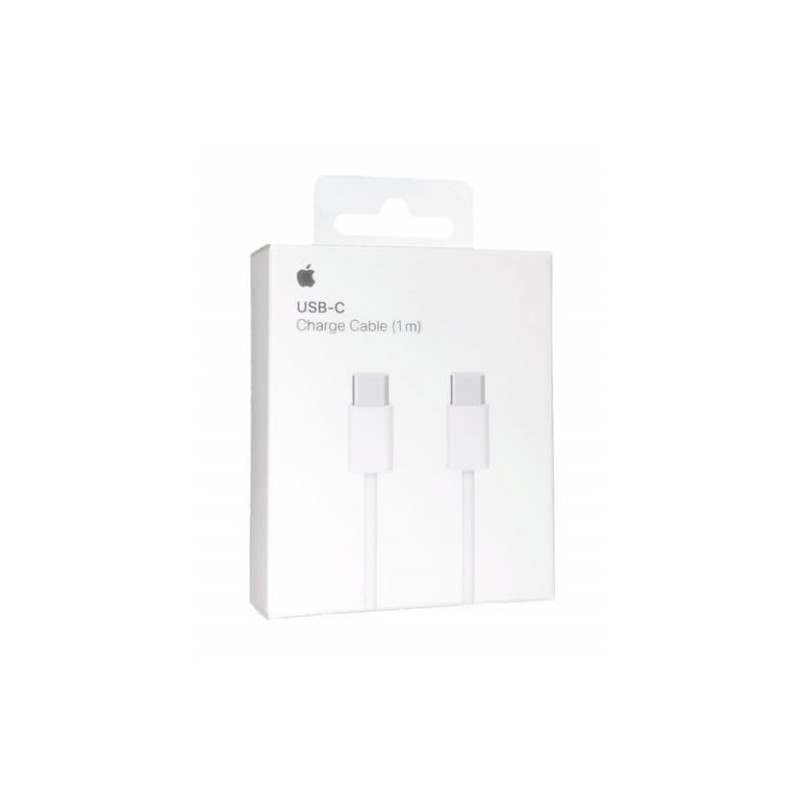 CABLE DE CARGA IPHONE ORGINAL A 1MT USB C A USB C