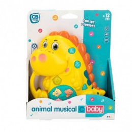 JUGUETE ANIMAL MUSICAL CBTOYS-DINOSAURIO COLORES