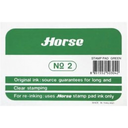 TAMPON NUMERO 2 HORSE VERDE