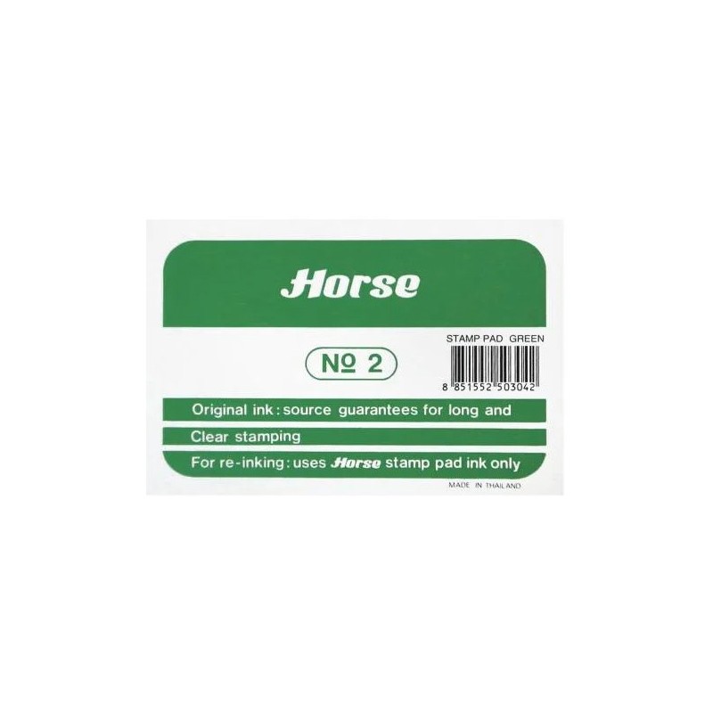 TAMPON NUMERO 2 HORSE VERDE