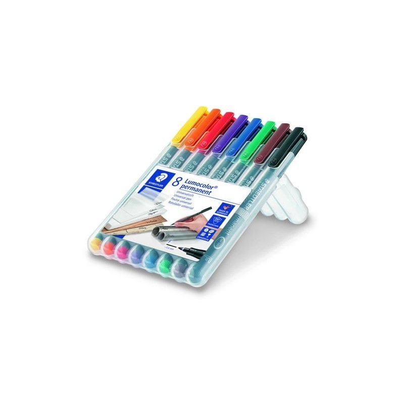 ROT LUMOCOLOR 318-F BOLSA 8 COLORES SURTIDOS